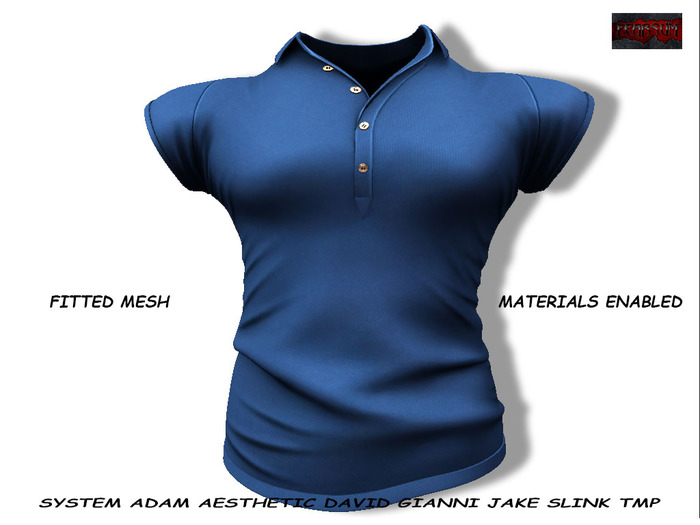[F] Stan Polo Shirt - Navy - Fitmesh