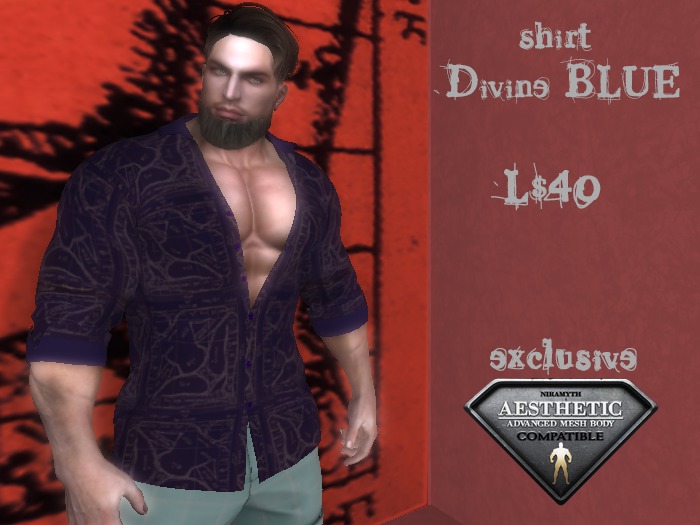 NY Shirt - DIVINE  BLUE
