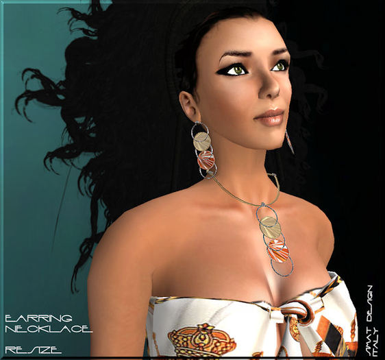SIMAY DESIGN- PANAMA EARRING/NECKLACE-RESIZE