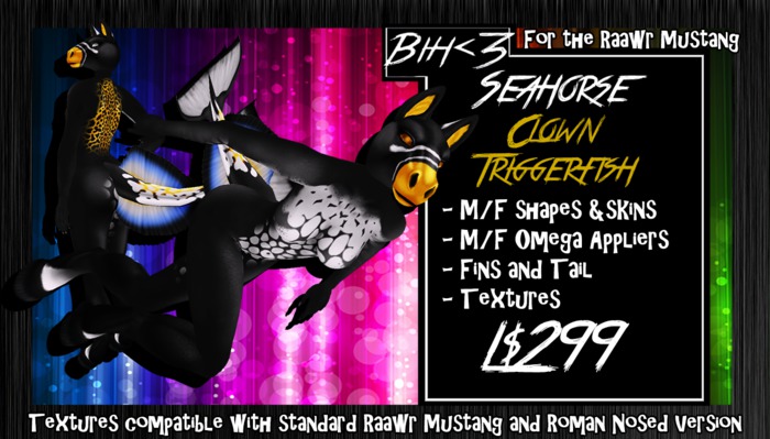 .:Bih <3:. Seahorse- Clown Triggerfish Mod Kit