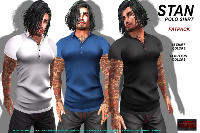 [F] Stan Polo Shirt - Fitmesh - Fatpack