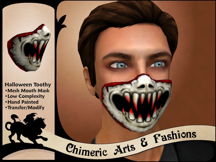~Chimeric Fashions~ Halloween Toothy Mask