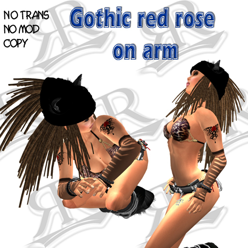 ::RR:: Gothic rose red on arm