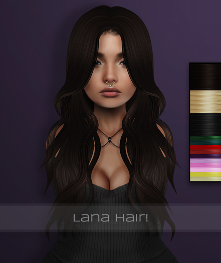 .:cheeky:. Lana Hair! COLORFUL