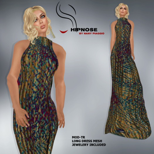 NV 15 LONG DRESS MESH