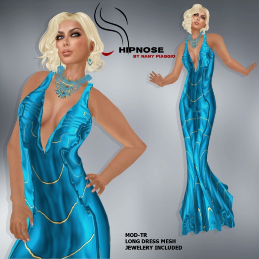 NV 18 LONG DRESS MESH