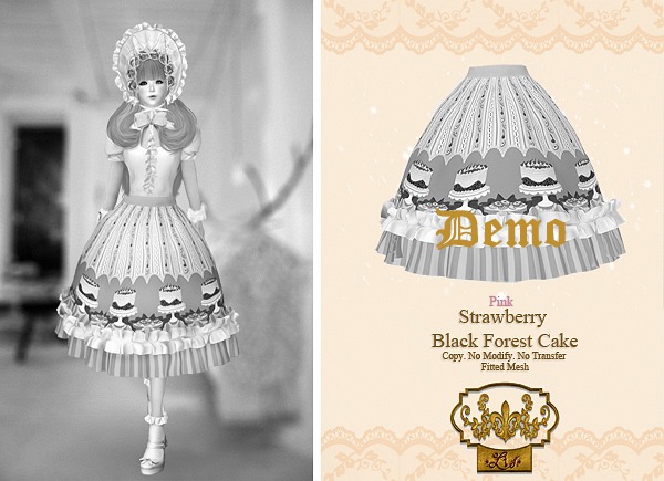 *: Lis :* Black Forest Cake Skirt - DEMO