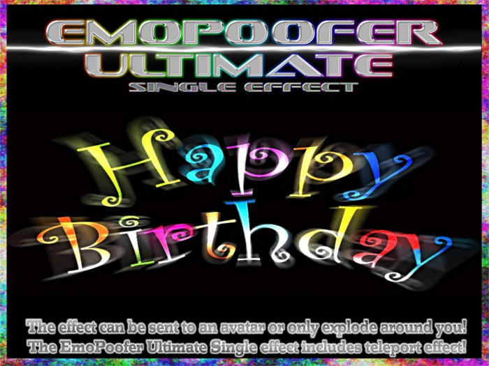EmoPooferUltimateSingleEffect Happy Birthday 