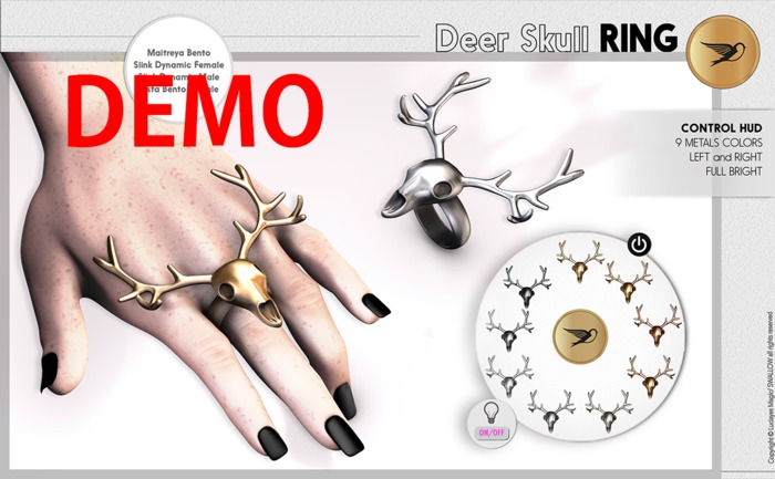 DEMO ^^Swallow^^ Deer Skull