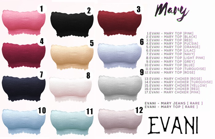 3.EVANI - Mary top [Red] Maitreya L.