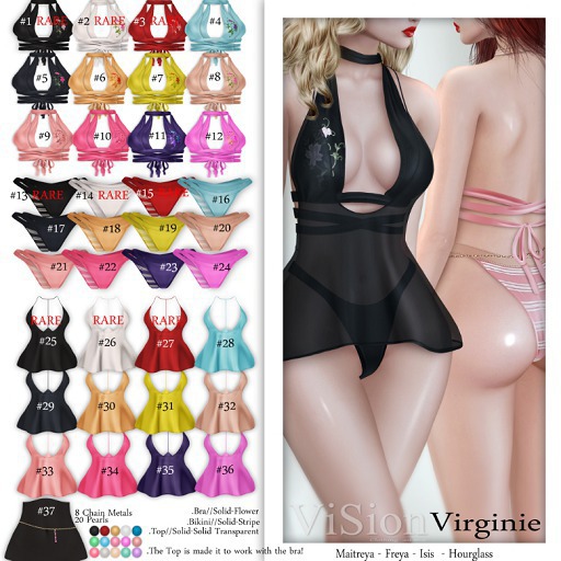 #27{ViSion} / Virginie Top - Maitreya Red RARE