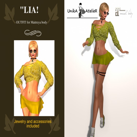 "LIA! OUTFIT  FOR MAITR.-UNIKA ATELIER-