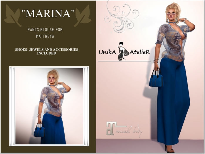 "MARINA" " FOR MAITR.) GIFT -UNIKA ATELIER-
