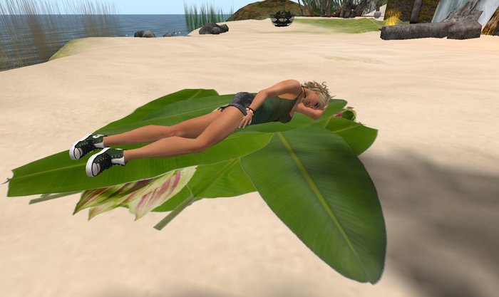 Palmleaf-Bed