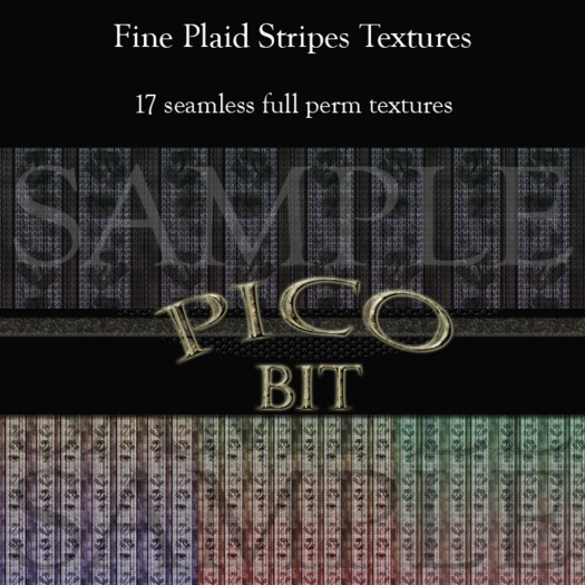 Fine Plaid Stripe Textures