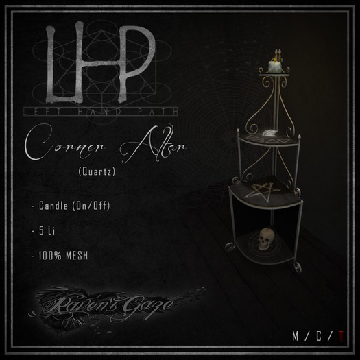 [LHP] Corner Altar - Quartz