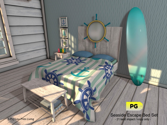 Seaside Escape Bed Set - PG (texture changeable)