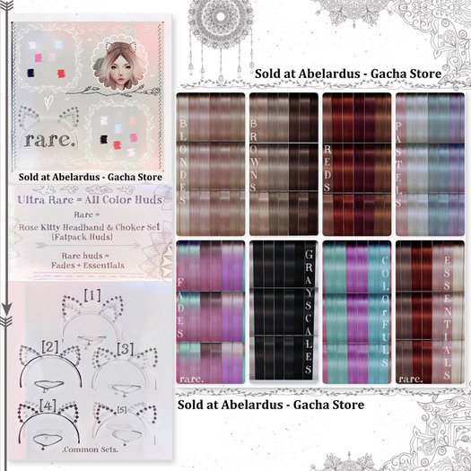 [3] pr!tty - Rose Choker - {Silver+Blue} Set :boxed: