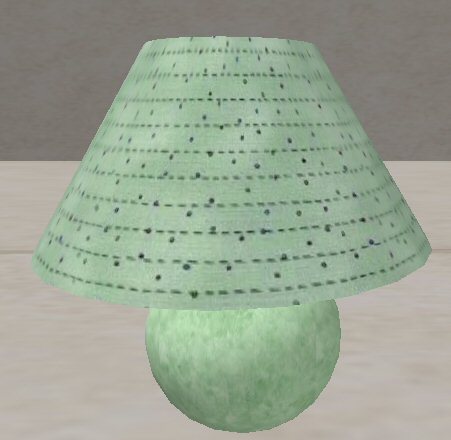 Green Marble Lamp - Almost Free!