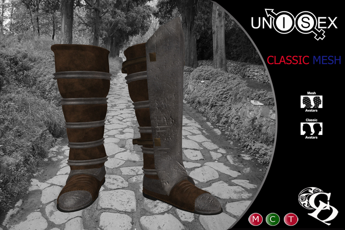 C&N Medieval gladiator Boot v1 (UNISEX)