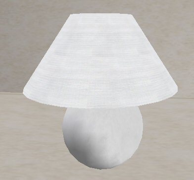 White Marble Lamp Almost Free!