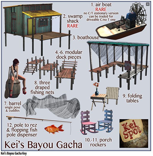 10. Kei's Bayou Gacha (lilac rocker)
