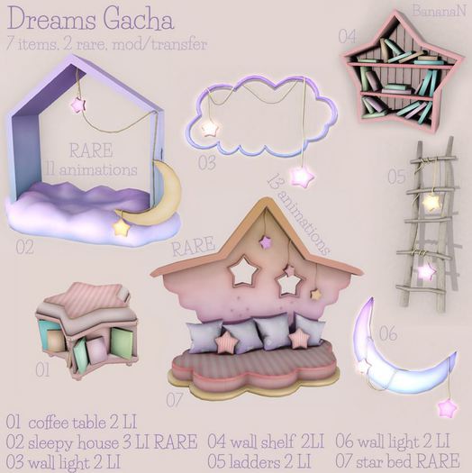 DREAMS - wall shelf (texture change)