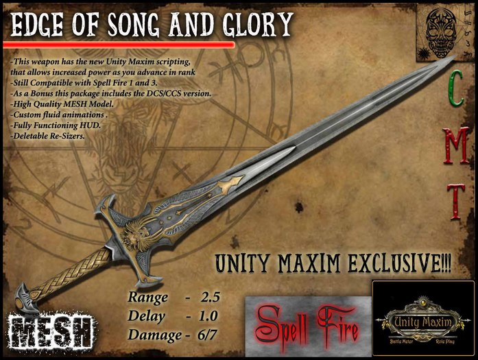 Edge of Song & Glory (Unity Maxim/Spellfire)