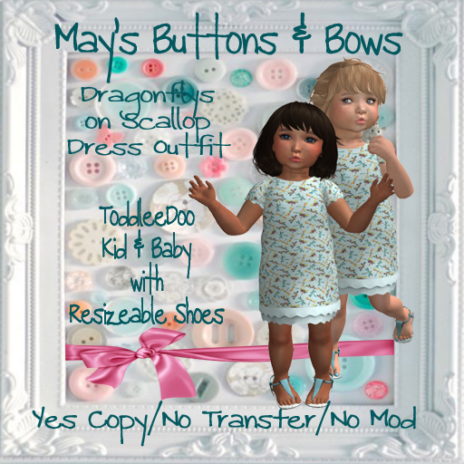 MBB * Dragonflys on Scallop Dress Outfit (K&B)