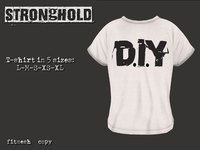 SH! D.I.Y white T-Shirt