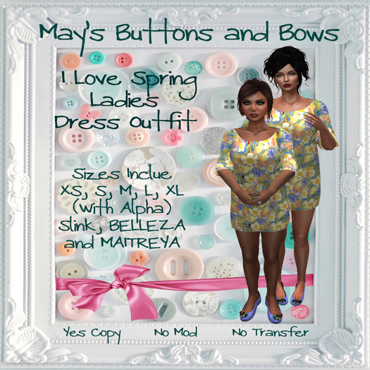 MBB * I Love Spring Ladies Dress Outfit (All Sizes)