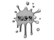 [Px] "HIGH" Splash Sign