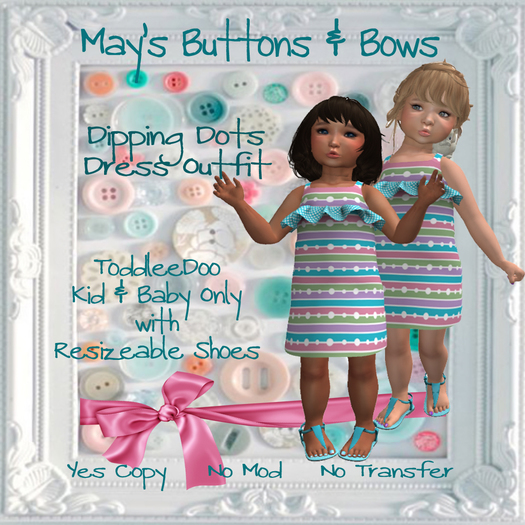 MBB * Dipping Dots Dress Outfit (K&B)