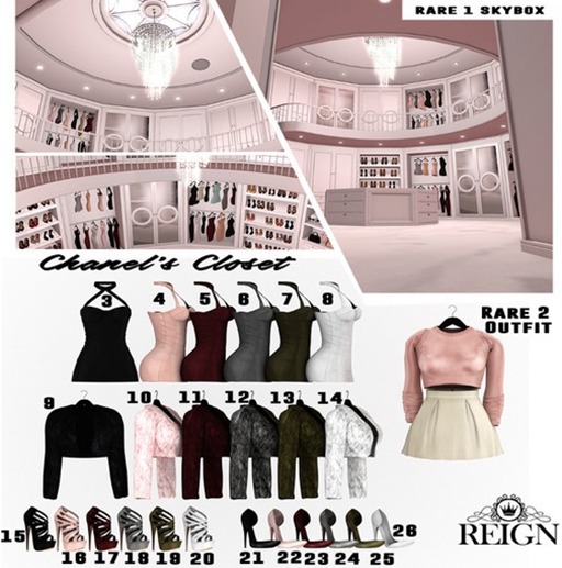 REIGN.- KAPPA HEELS (Slink) BLACK- #21