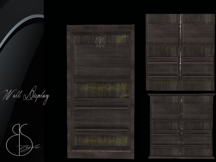 **B'S** Wall Display   Wood Ligth