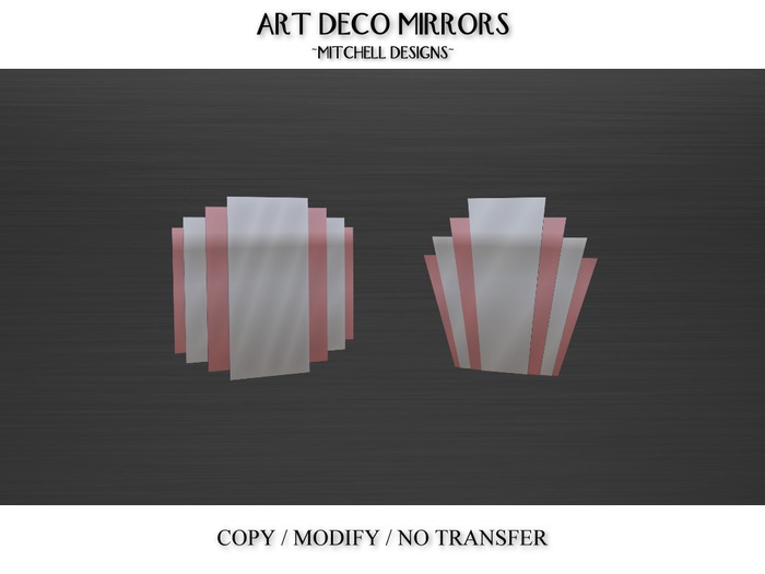 MD Art Deco Mirrors BOXED