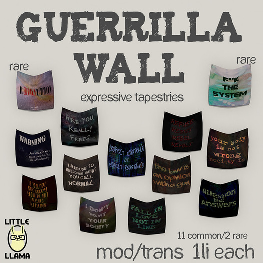 Little Llama - Guerrilla Wall - Your Society (BOXED)