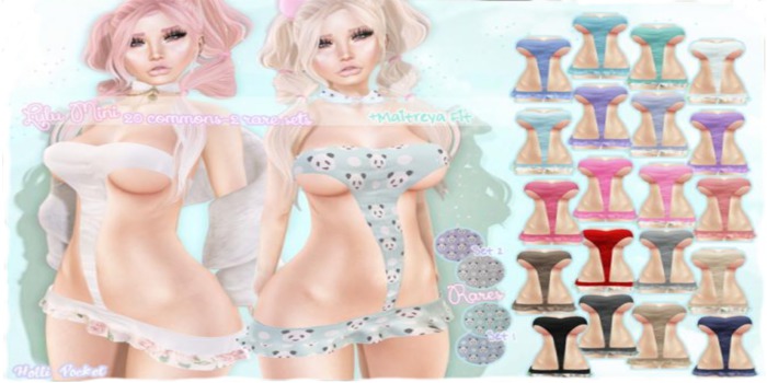 *HolliPocket* Lulu Mini-Set 1 Maitreya RARE