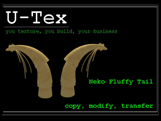Second Life Marketplace - U-Tex - Neko Fluffy Tail