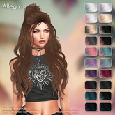 /Wasabi Pills/ Allegra Mesh Hair - Lunar Ombre