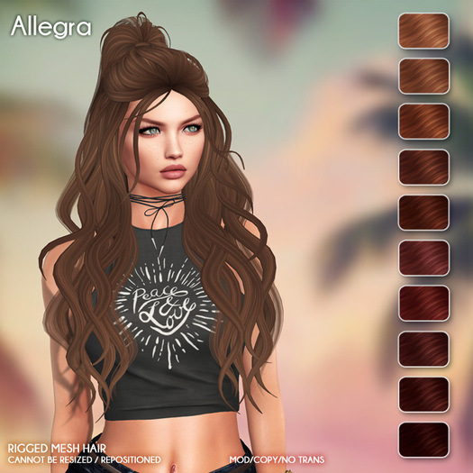 /Wasabi Pills/ Allegra Mesh Hair - Reds