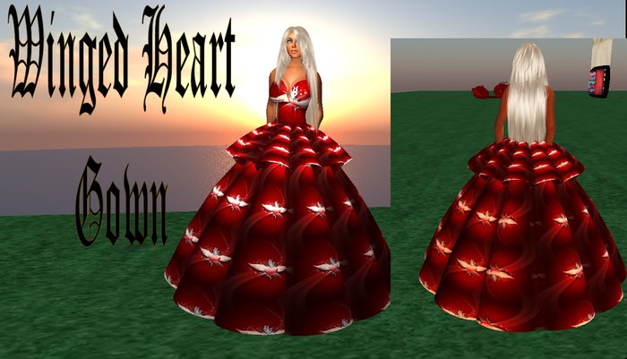 Winged Heart Gown