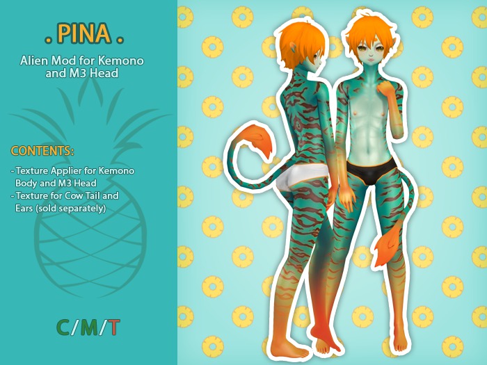 . Alien . Aqua&Orange