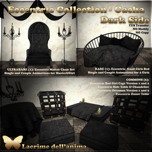 (BOX) Eccentric Good Girls Bed - Dark Side - RARE