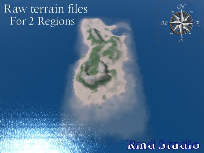 Terrain raw terrain island raw Files ( 2 regions ) 