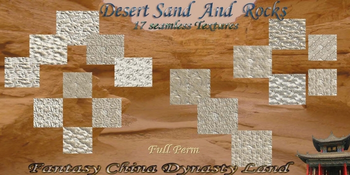 Desert sand and rocks