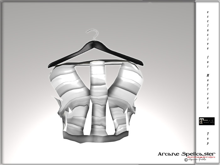 bag top ruler white *Arcane Spellcaster* Ak-Creations