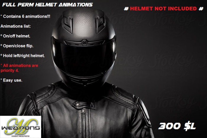 [MODE WEAPONS]Full Perm Helmet Animations (BOX)