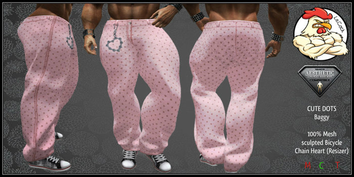 LeCock - AESTHETIC CUTE DOTS Baggy