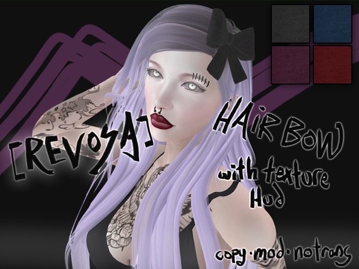 [REVOSA] Hair Bow (w/texture HUD)